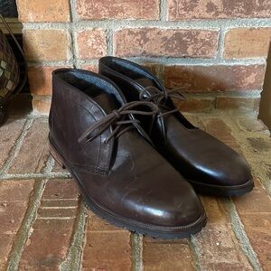 Cole Haan Brown Leather Chukka Boots